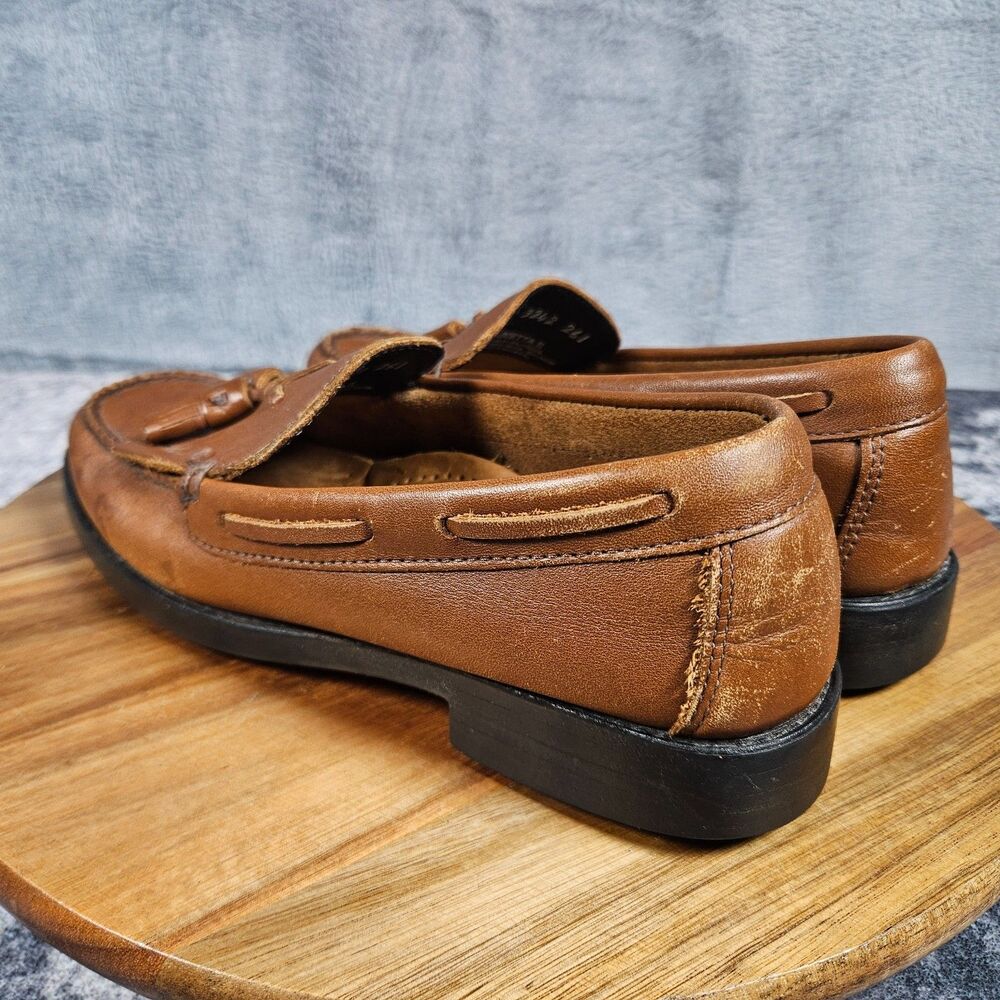GH Bass Weejuns Marietta II Loafer Women Size 7 Brown Leather Tassel Kiltie Shoe - Picture 4 of 12